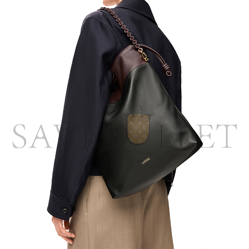 LOEWE FLAMENCO PURSE TOTE IN MELLOW NAPPA LAMBSKIN A411FIOX04 (38*29*9cm)